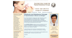 Desktop Screenshot of forum-plastische-chirurgie.de